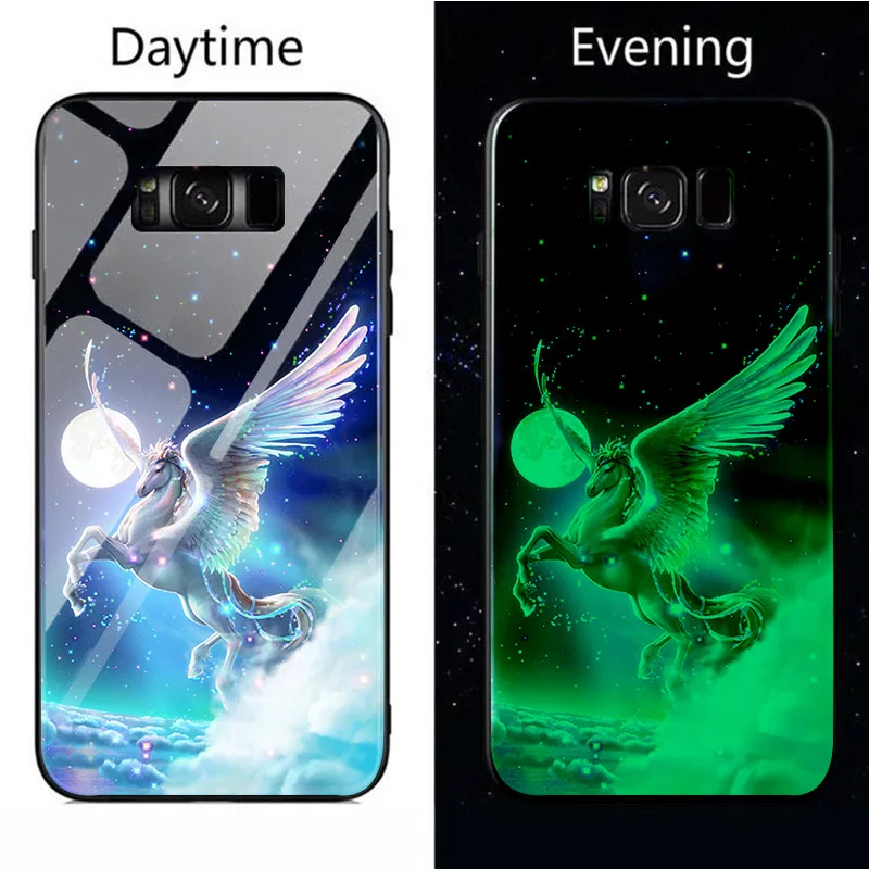 013 Чудо-яд чехол в виде светящегося стекла для samsung Galaxy S10 S9 S8 PLUS Мстители задняя крышка для Galaxy Note 10 Pro 9 8 чехол для телефона - Цвет: 013