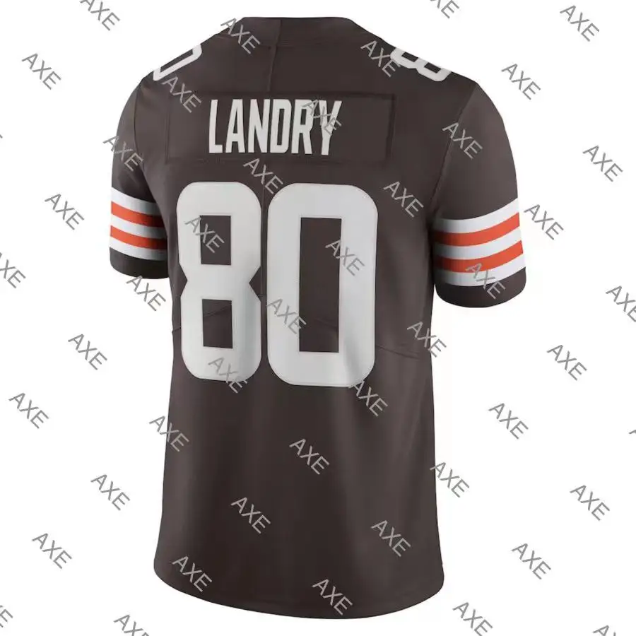 

Вышитые буквы, американский футбол, Джерси Кливленд 80 Jarvis Landry, белый 1946 Коричневый Мужской лимитированный Джерси