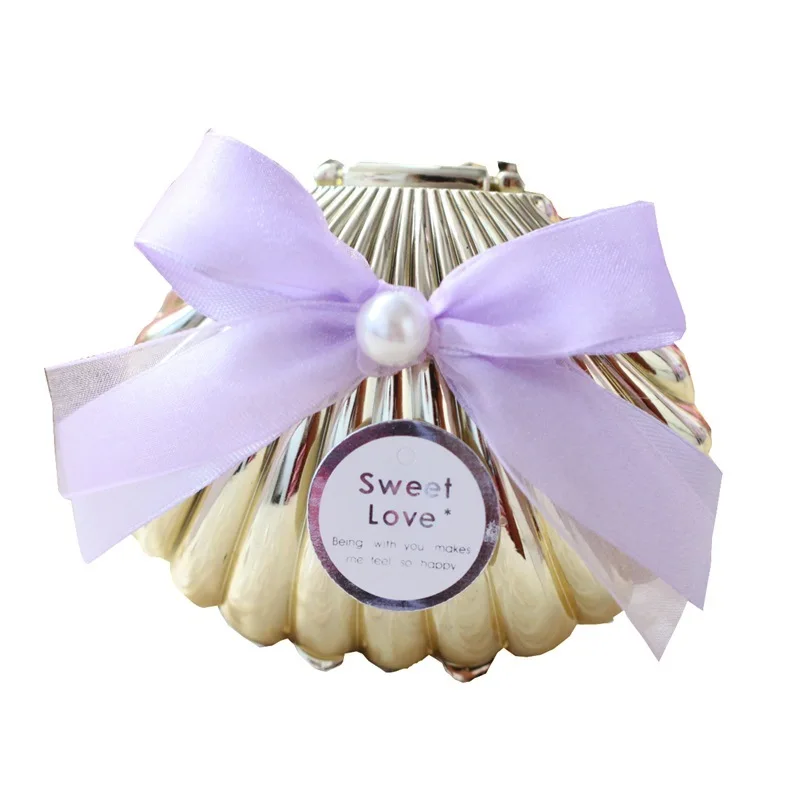 Ракушки Свадебная коробочка для сладостей конфетные пластиковые упаковочные