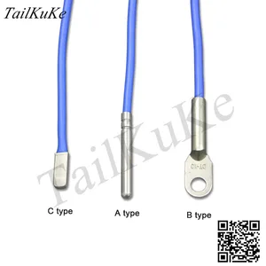 Водонепроницаемый цифровой датчик температуры DS18B20, силиконовый провод для датчика температуры воды, 1 шт.