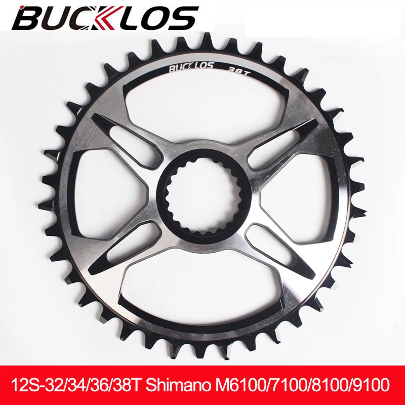 

BUCKLOS 12s MTB Chainring Narrow Wide Mountain Bike Chainwheel 32T 34T 36T 38T Fit Shimano M6100 M7100 M8100 M9100 Cycling Parts