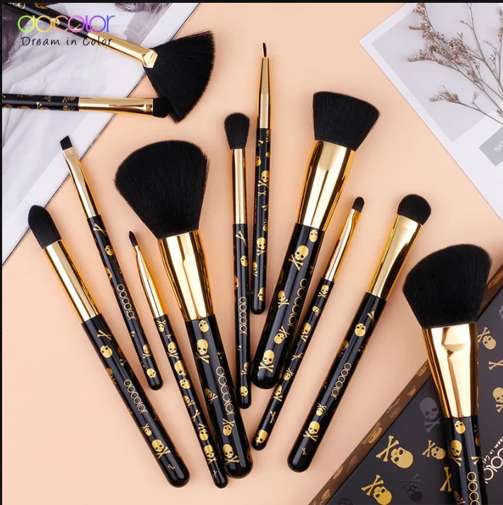 Набор кистей для макияжа Тени век Профессиональная пудра карандаш глаз с