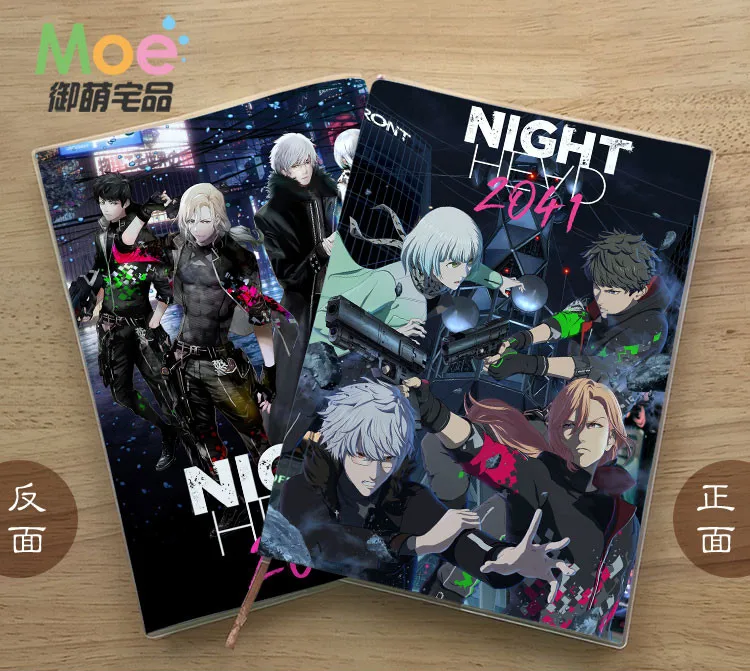 

Anime Night Head Diary School Notebook Paper Agenda Schedule Planner Sketchbook Gift For Kids Notebooks Office Supplies