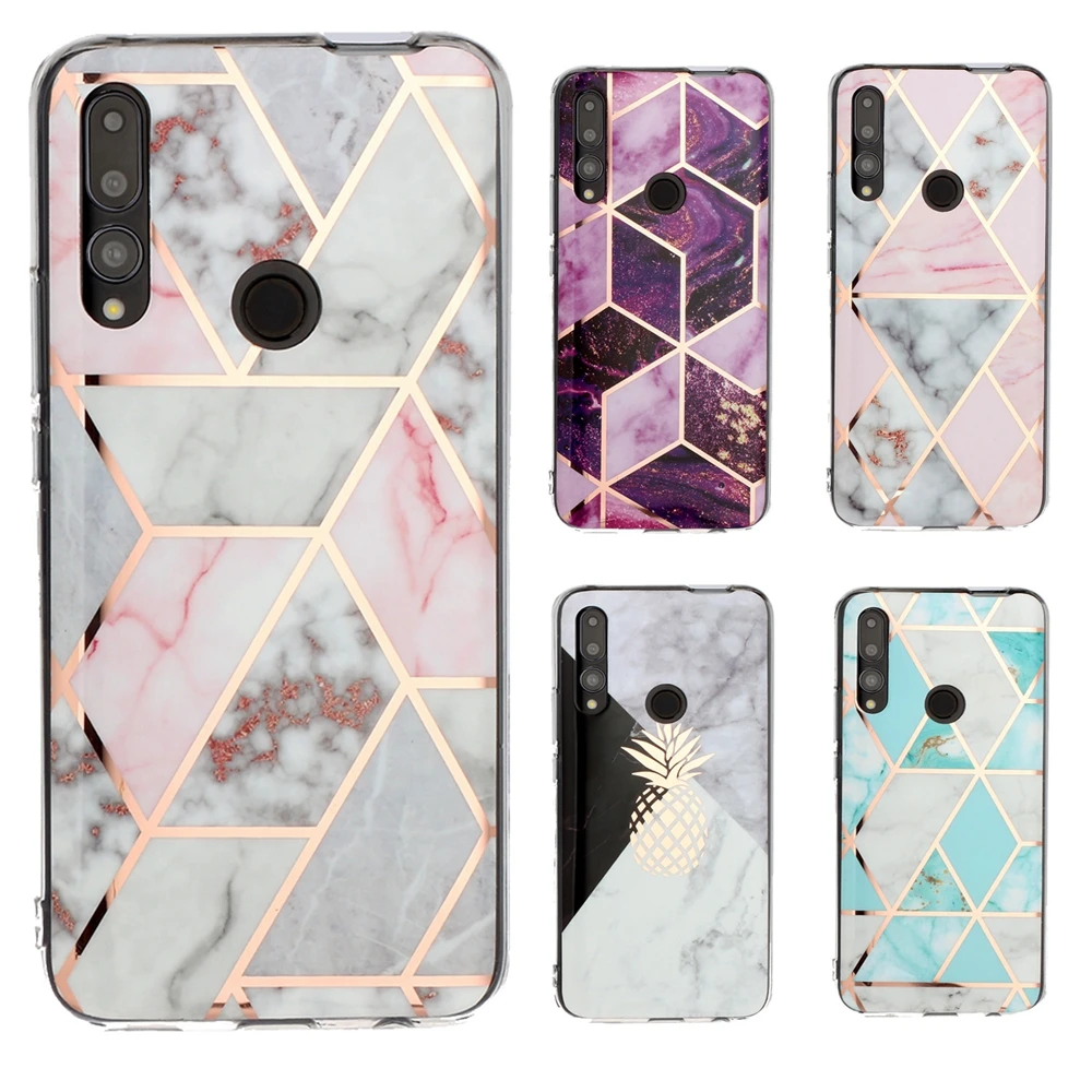 Huawei Y9 Prime 2019 мраморный чехол для Funda huawei Y6 Y7 роскошный ТПУ телефона с покрытием P Smart