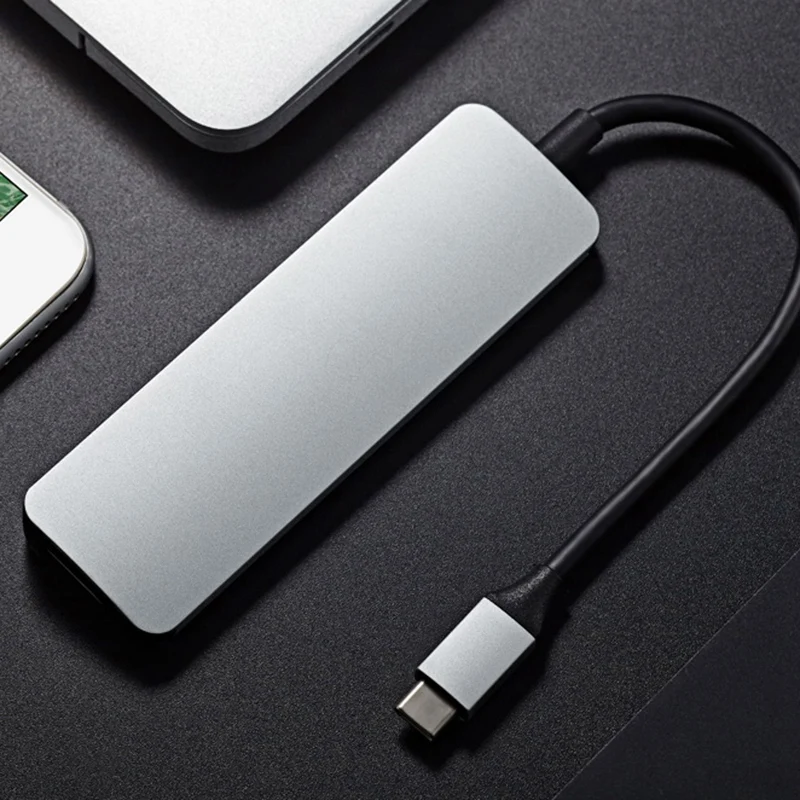 Концентратор Usb 5 в 1 USB 3 0 четырехпортовый микро адаптер концентратор кардридер