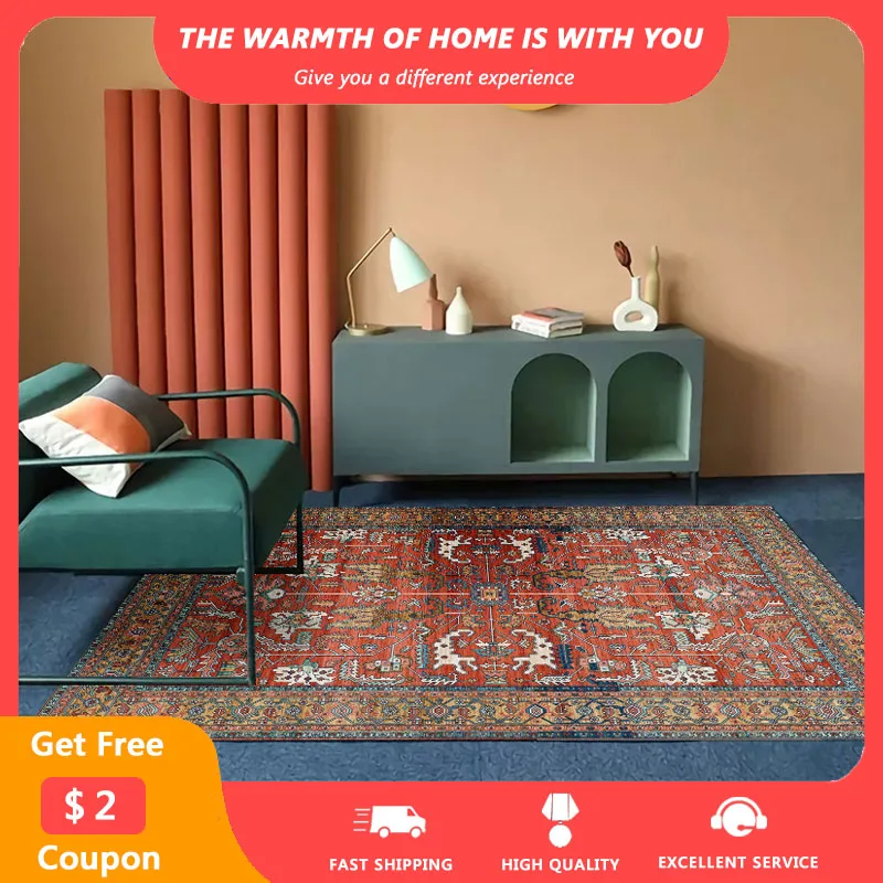 

Retro Ethnic Style Carpets for Living Room Rug Bohemian Persian Series Carpet Non-slip Washable Absorption Rugs Drop Shipping