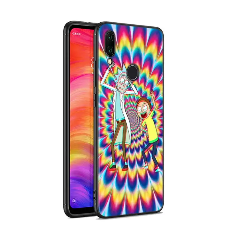 Черный силиконовый чехол Рик и Морти модный для Xiaomi Redmi Note 8 7 6 5 4X4 K20 Pro 7A 6A 6 S2 5A Plus чехол для телефона - Цвет: Style 06
