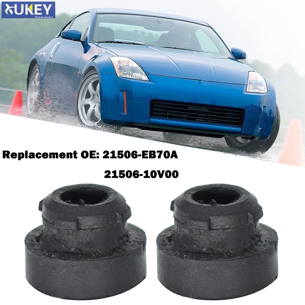 

2X Upper Radiator Mount Bushing Rubber For INFINITI Q45 QX4 G35 G37 FX45 M45 M35H M37 EX35 Fx50 QX50 QX60 QX70 Q60 Q50 Q70L Q40