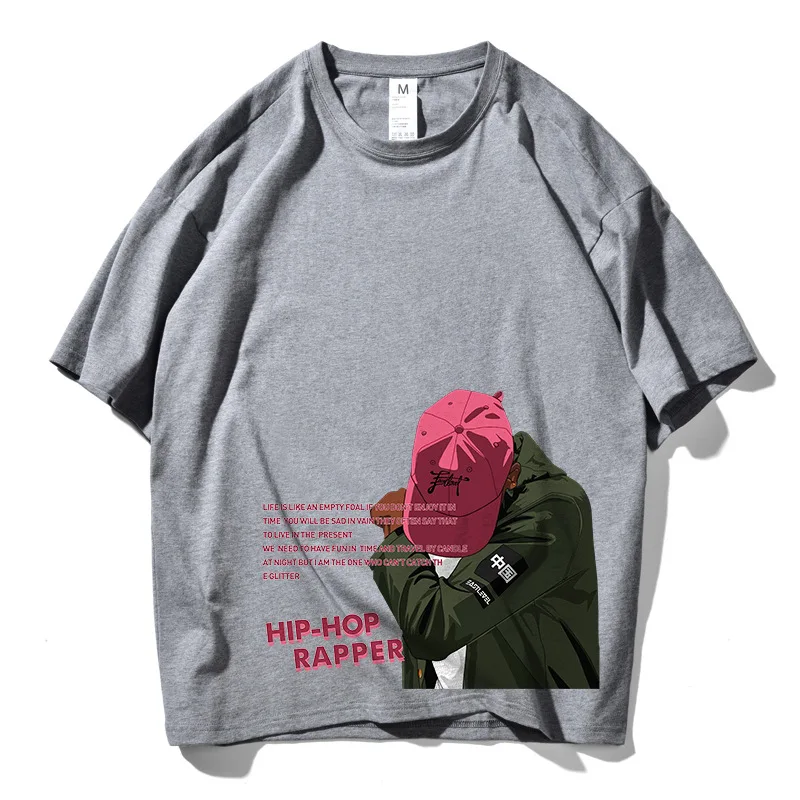 Футболка мужская с забавным принтом 100% хлопок для влюбленных скейтборда хип-хопа