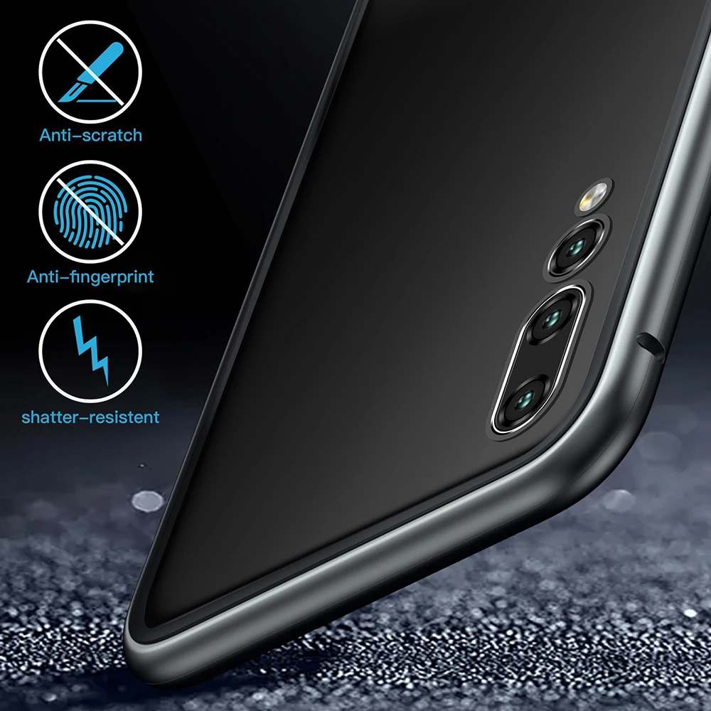 Магнитный адсорбционный металлический чехол для Honor 8X телефона huawei P30 Lite/Pro mate 20 lite
