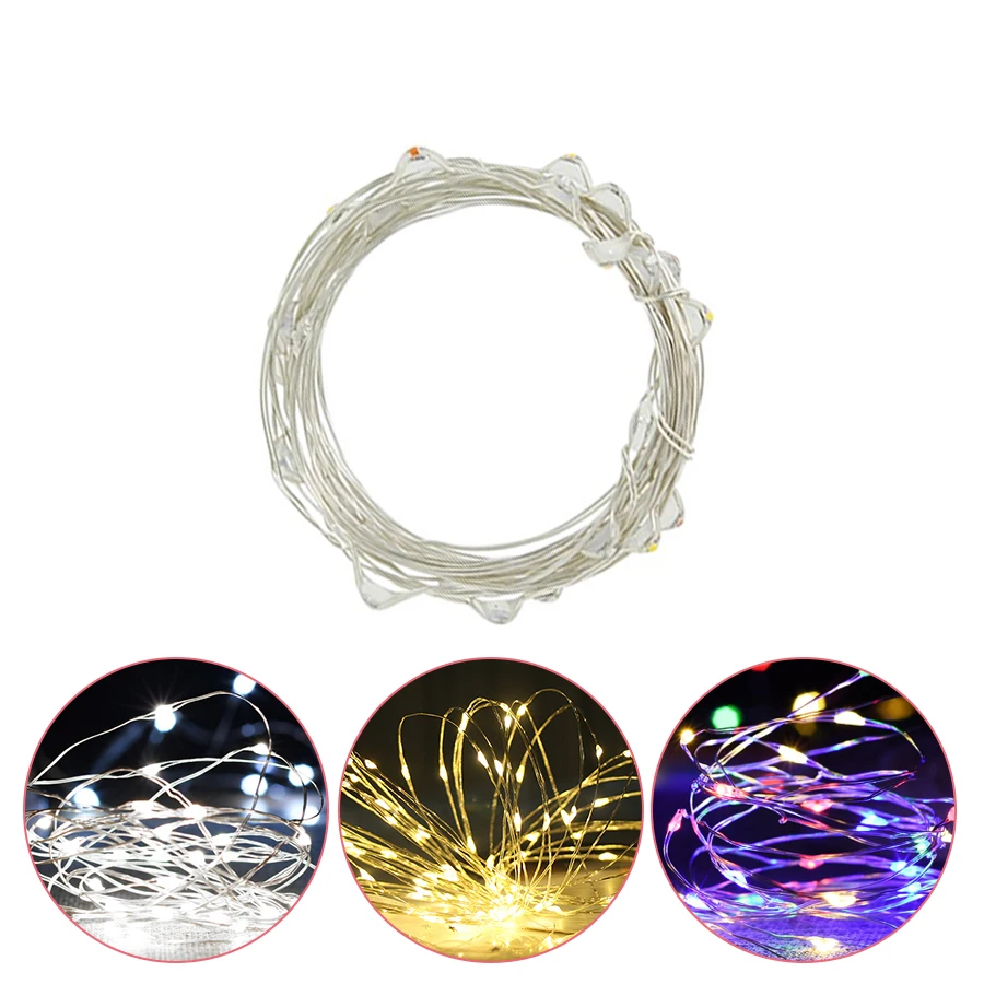 Водонепроницаемая светодиодная гирлянда Foxanon рождественсветильник шнурок с 50