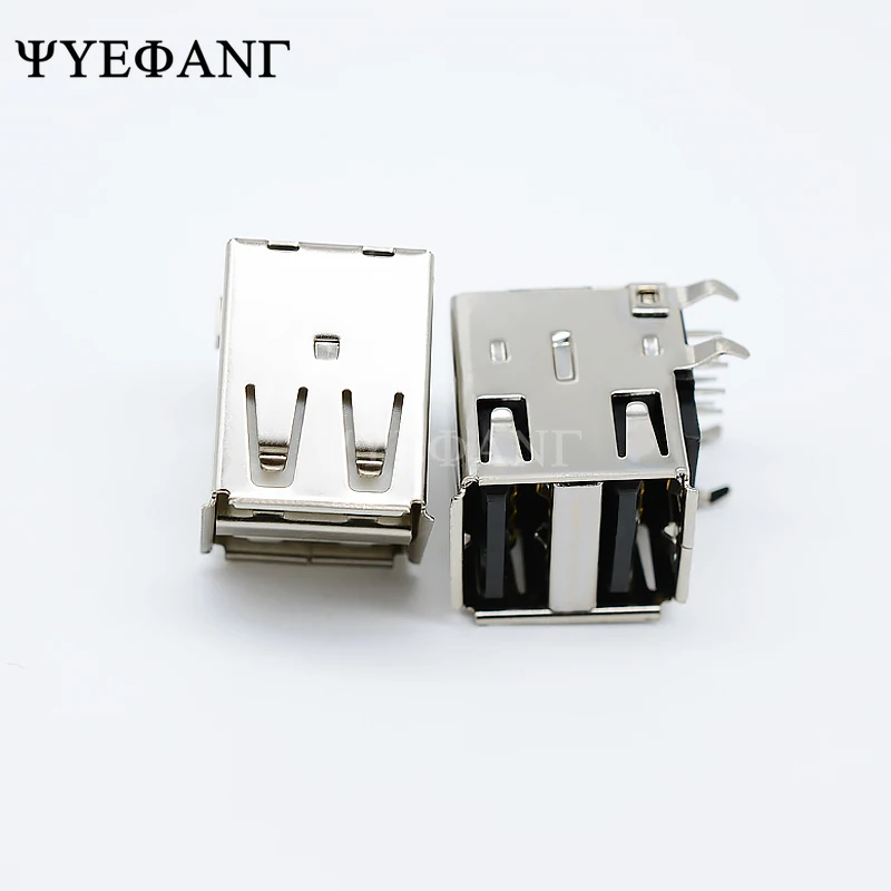 5 шт. двойной разъем USB 2 0 типа A 8-Pin DIP под прямым углом белый/черный | Обустройство