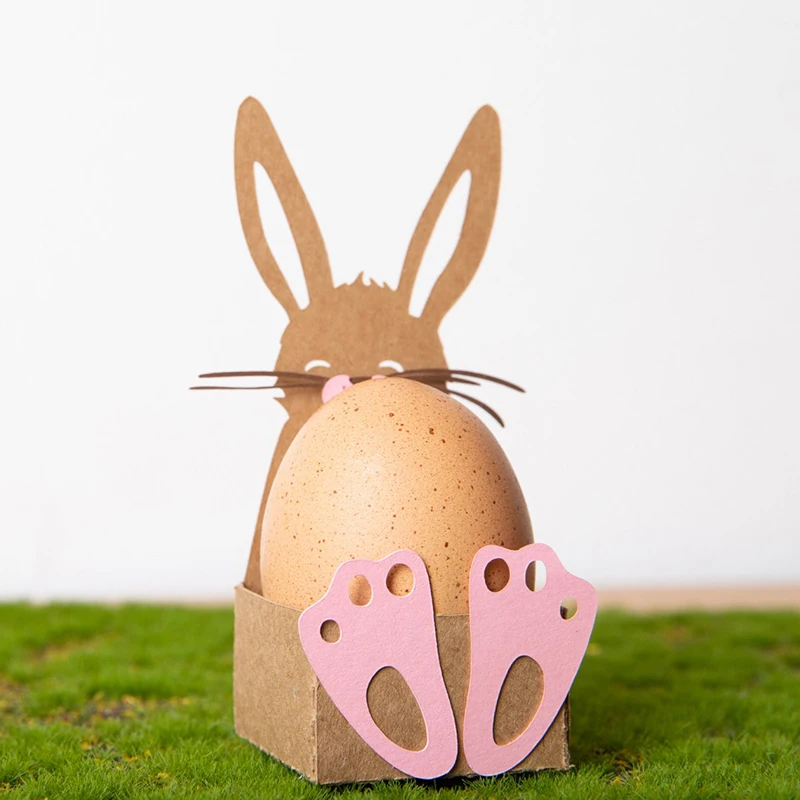 

MEET HUANG Craft metal cutting dies cut die mold Easter Egg Holder Box Scrapbook paper craft knife mould blade punch stencils