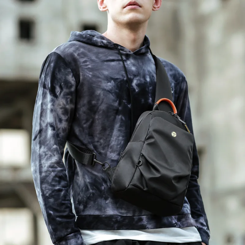 2019 Tangcool New Style Fashion Stylish Waterproof Large Capacity Multi-Compartment Outdoor Travel Men's Chest Pack |