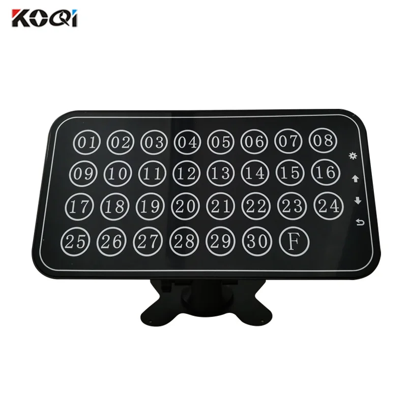 1 number screen 10 шт YCALL гарантия 1 год Беспроводной Ресторан вызова официанта Услуги звонок Системы Таблица звуковой сигнал и пуговицы с антенной K-G4 - Цвет: 1 number screen