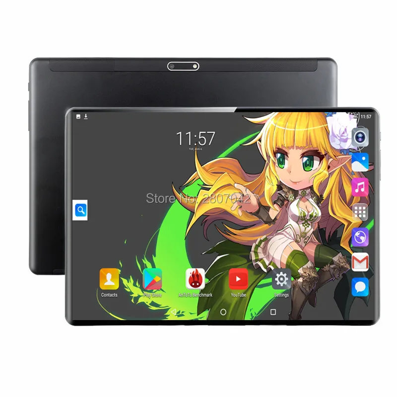 10 дюймовый планшет с восьмиядерным процессором Andriod 9 0 OS 3G/4G LTE 1280*800 IPS экран 6 ГБ
