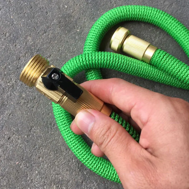Телескопический волшебный садовый шланг Новый расширяемый для воды с двойным