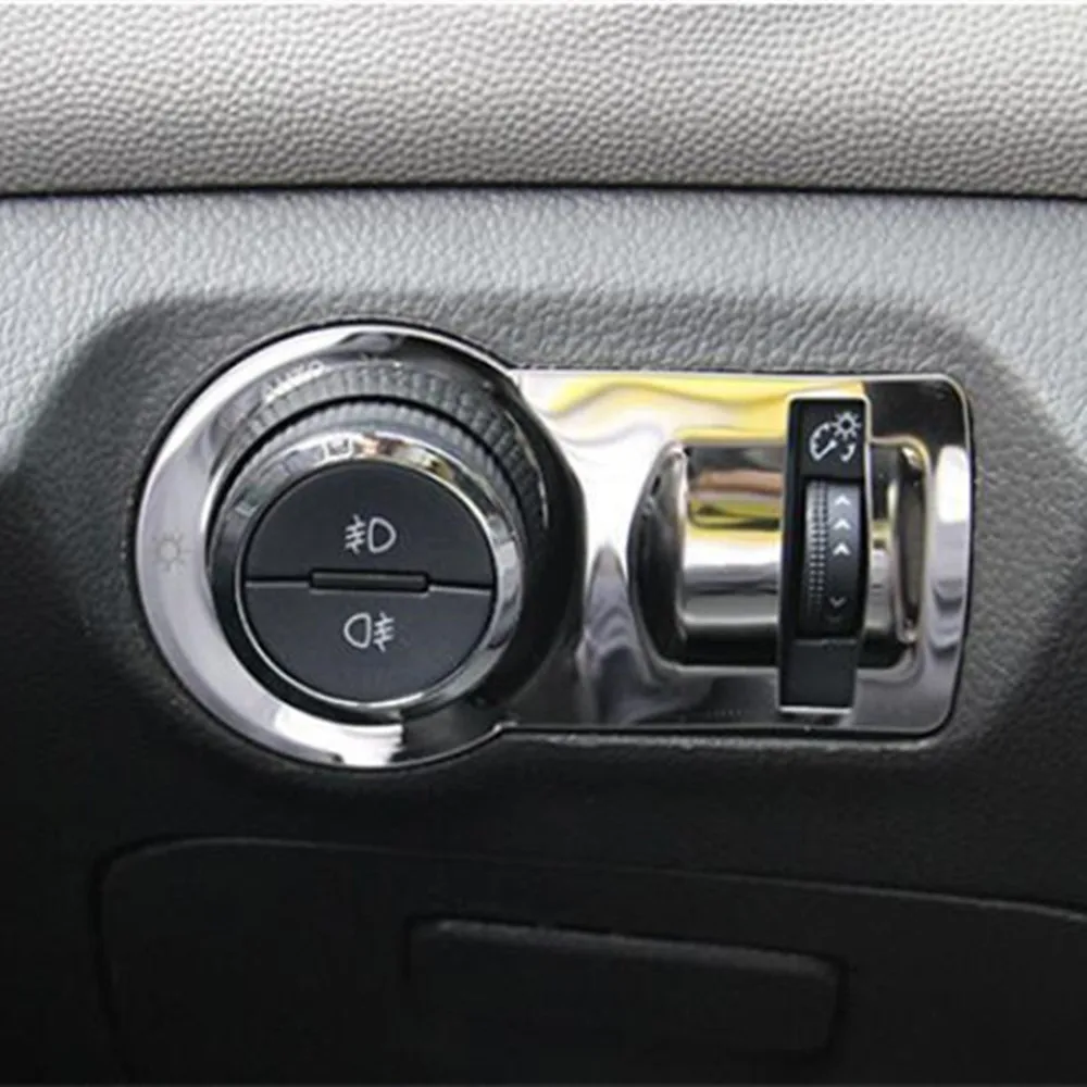 

Stainless Steel Sticker For XT/GT Car Headlight Switch Decoration Car Accessories Styling CP082