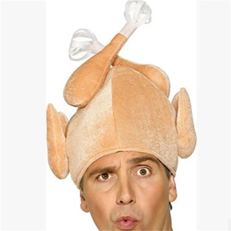 Жареная Турецкая шляпа костюм на День Благодарения жареная курица сырая птица