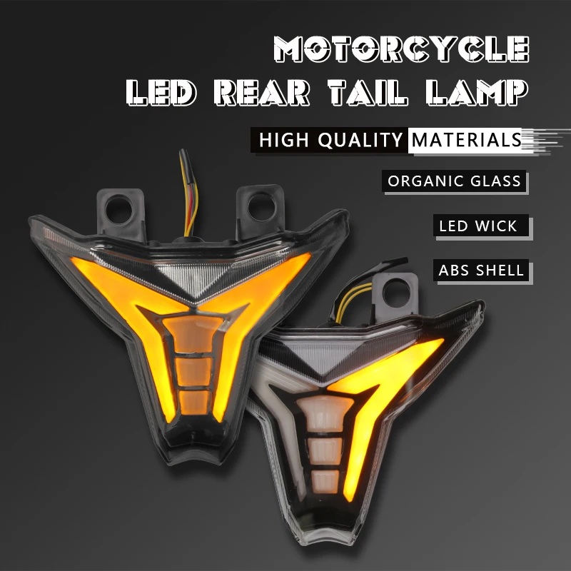 

Motorcycle LED Tail Light for KAWASAKI Z1000 Z 1000 ZX-10R ZX 10R ZX-6R Ninja 400 250 Rear Brake Turn Signals Lights