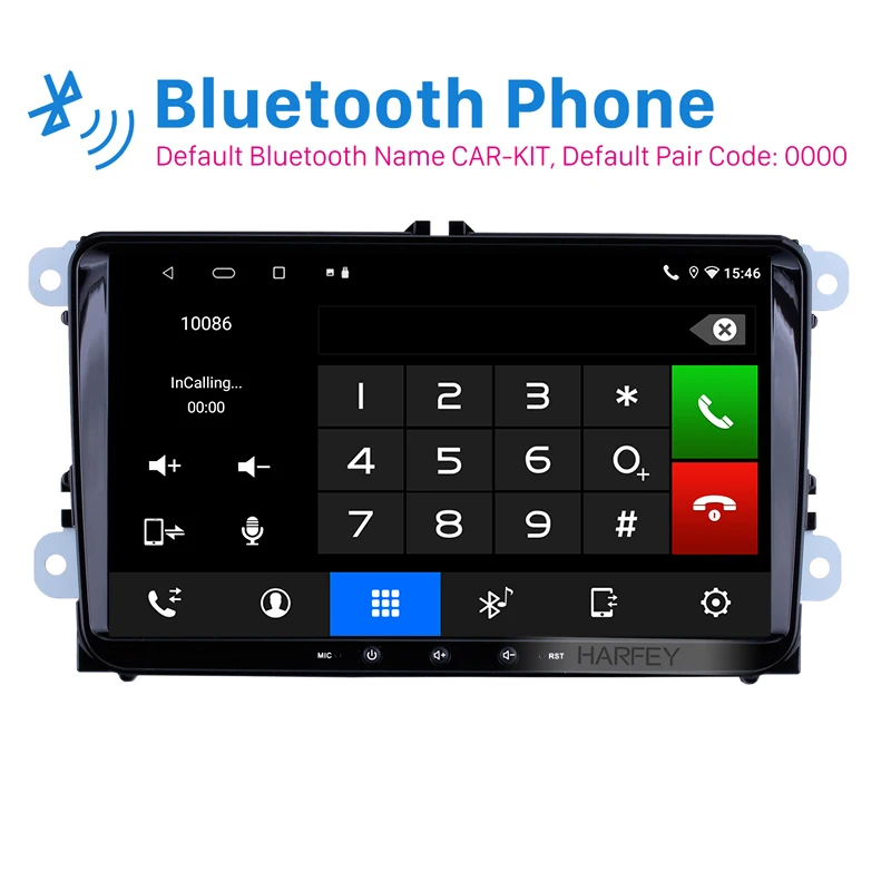 Универсальная Автомагнитола Harfey мультимедийная стерео-система на Android 10 0 с 9