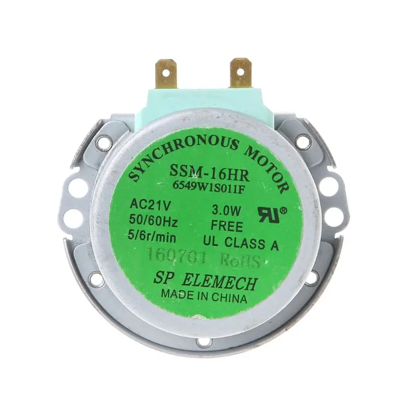 50/60Hz AC21V 3W духовка с синхронным электродвигателем микроволновая печь двигатель поворотного круга SSM-16HR для LG U1JE