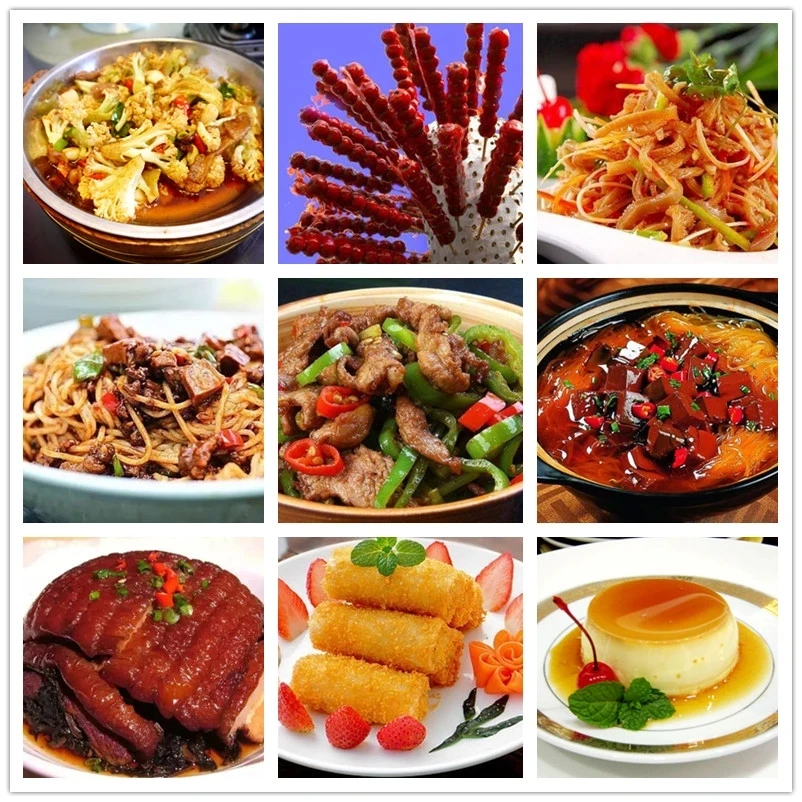 

5D Diy Full Square Round Drill Diamond Painting Embroidery Chinese Delicious Food Rhinestone Cross Stitch Kitchen Home Decor
