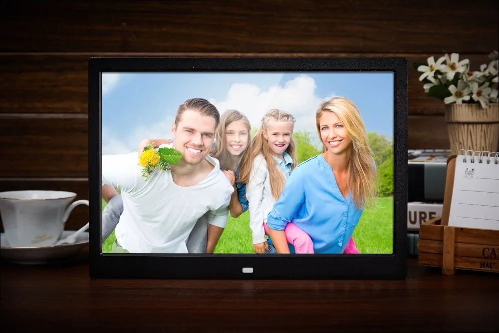 15 дюймовый светодиодный Подсветка HD 1280*800 Полный Функция цифровая фоторамка электронный альбом Цифровой Фото Музыка Видео