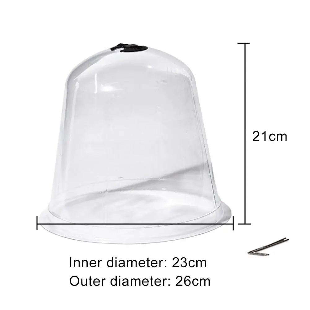 

3Pcs Reusable Garden Planting Thermal Warm Dome Cloche Protective Cover