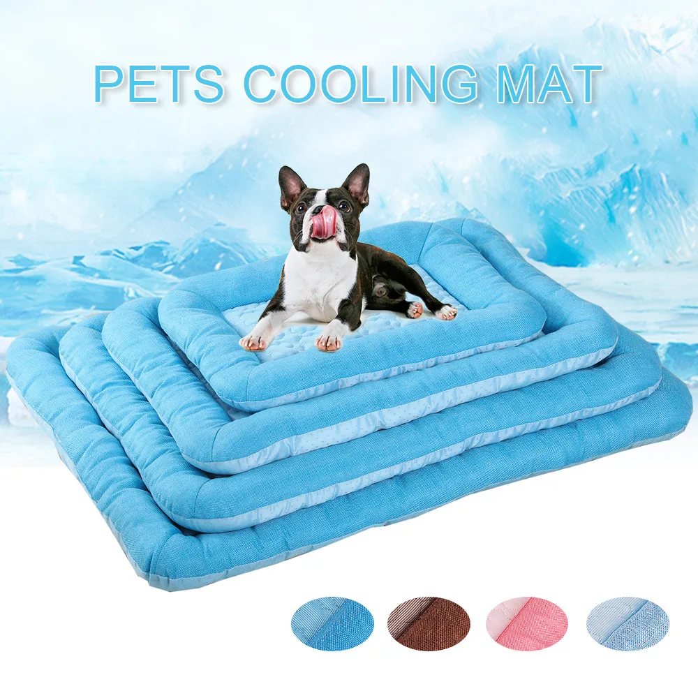 

Dog Mat Cooling Summer Pad Mat For Dogs Cat Blanket Sofa Washable Ice Pads Indoor For Small Medium Large Cool Dogs Mats