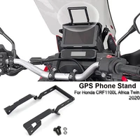 new motorcycle accessories front phone stand holder phone gps navigaton plate bracket for honda crf1100l africa twin 2020