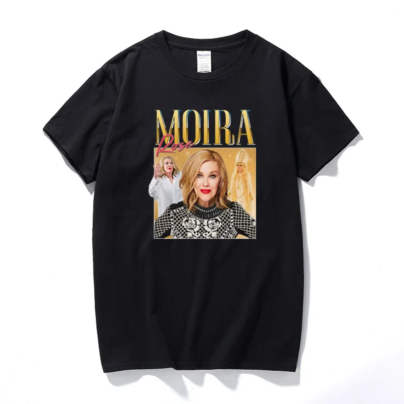 

Moira Rose Homage T Shirt Tee Funny US Schitt's Retro Vintage 90's Graphic Tees Men Streetwear Top Cotton Short Sleeve T-shirts