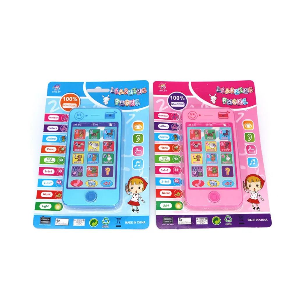 

Children's Russian Toy Phone Early Childhood Mobile Phone Toy Creative Baby Kids Educational Toy Gift