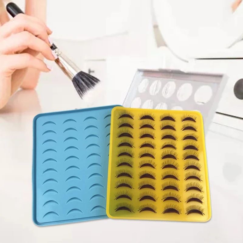 

Display Tray Epoxy Resin Mold Eyelashes Tray Silicone Mould DIY Crafts Tool Mold
