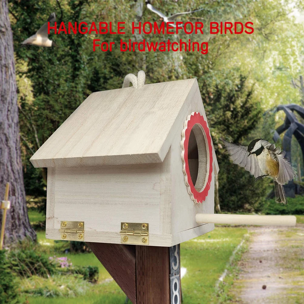 Птичье гнездо на открытом воздухе деревянный домик для птиц сделай сам птичьи