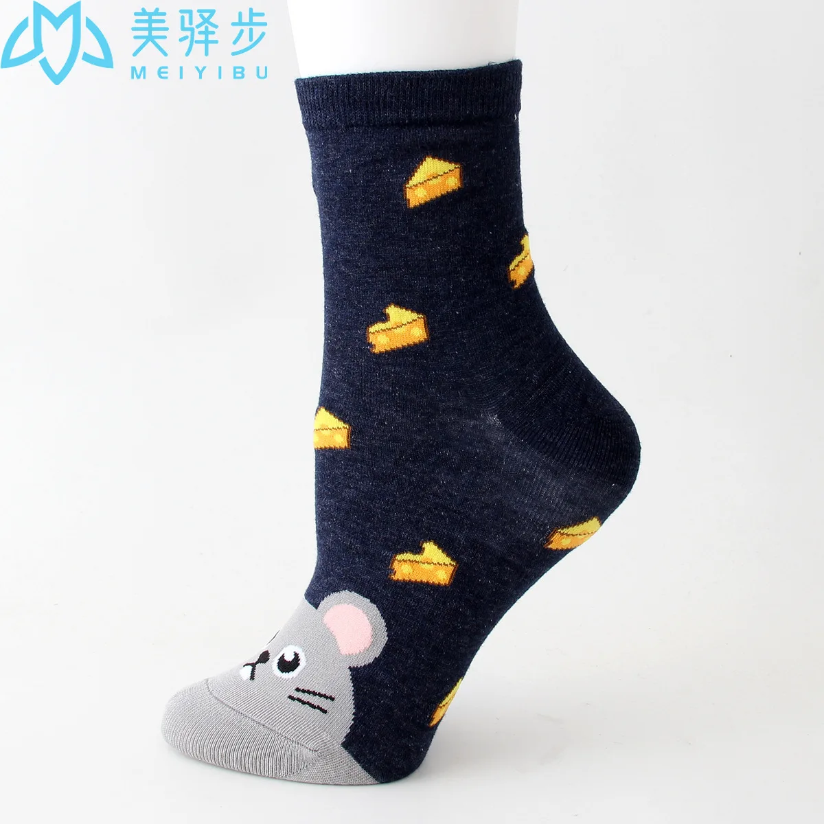 12 Pairs Per Set Winter New Korean Jacquard Cartoon Puppies Female Lovely Jacquard Sock Gift Wholesale
