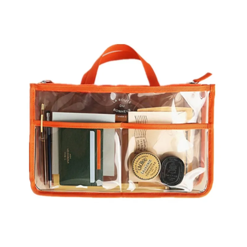 Женские ручные водонепроницаемые прозрачные косметички из ПВХ дорожные большие