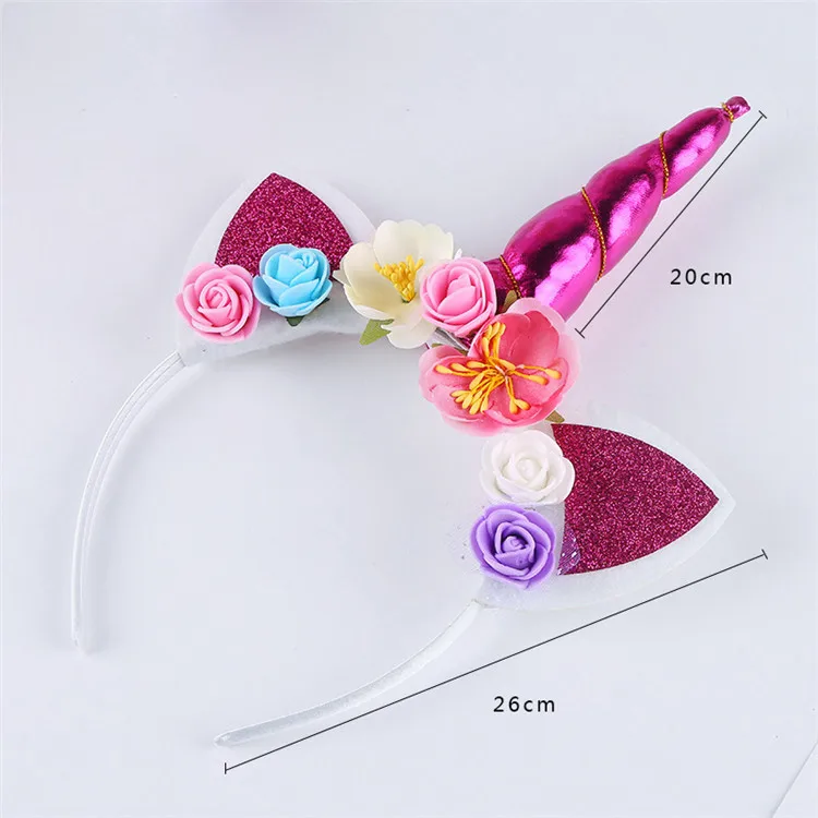 Unicorn Heaband Vgiee/платье для девочек с единорогом комплект одежды из 2 предметов, одежда для малышей Летние Детские платья для девочек 3 лет, вечерние платья - Цвет: Unicorn Heaband
