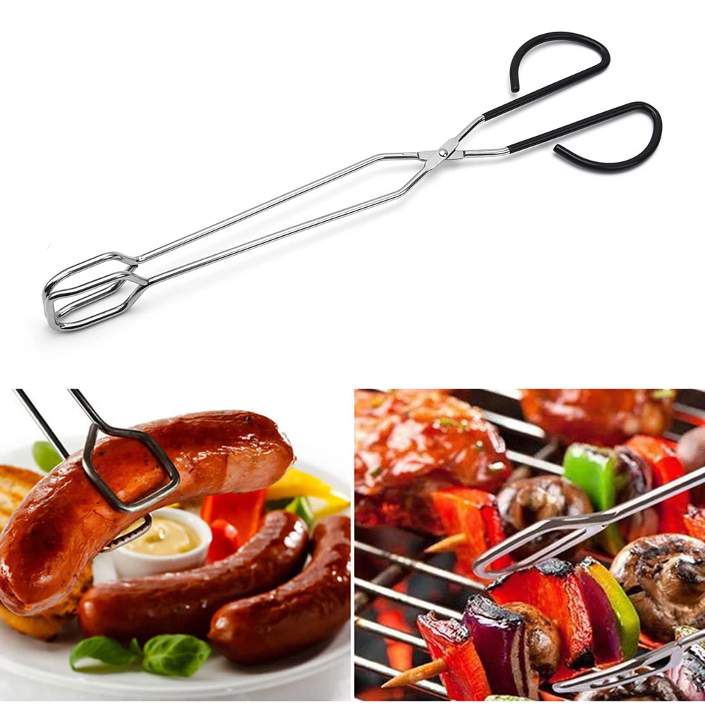 Многоцелевой пищевой зажим щипцы против ожогов с ручкой зажимы из нержавеющей