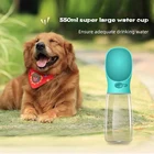 Переносная бутылка для воды для домашних животных, миска для питья для маленьких, средних и больших собак, поилка для путешествий на открытом воздухе, дозатор воды, продукция для домашних животных