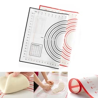 resistance large kneading pads silicone glass fiber heat resistant non stick rolling flour sheet cookie pizza pastry baking mat