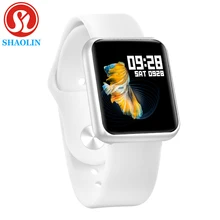 Smart Watch Band Waterproof Smartwatch Dynamic Heart Rate Blood Pressure Monitor for Apple iPhone Android Sport Health watch IWO
