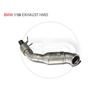 hmd exhaust manifold downpipe for bmw 1 series 118i x5 x6 b58 4 serie 428i n20 car accessories catalytic header