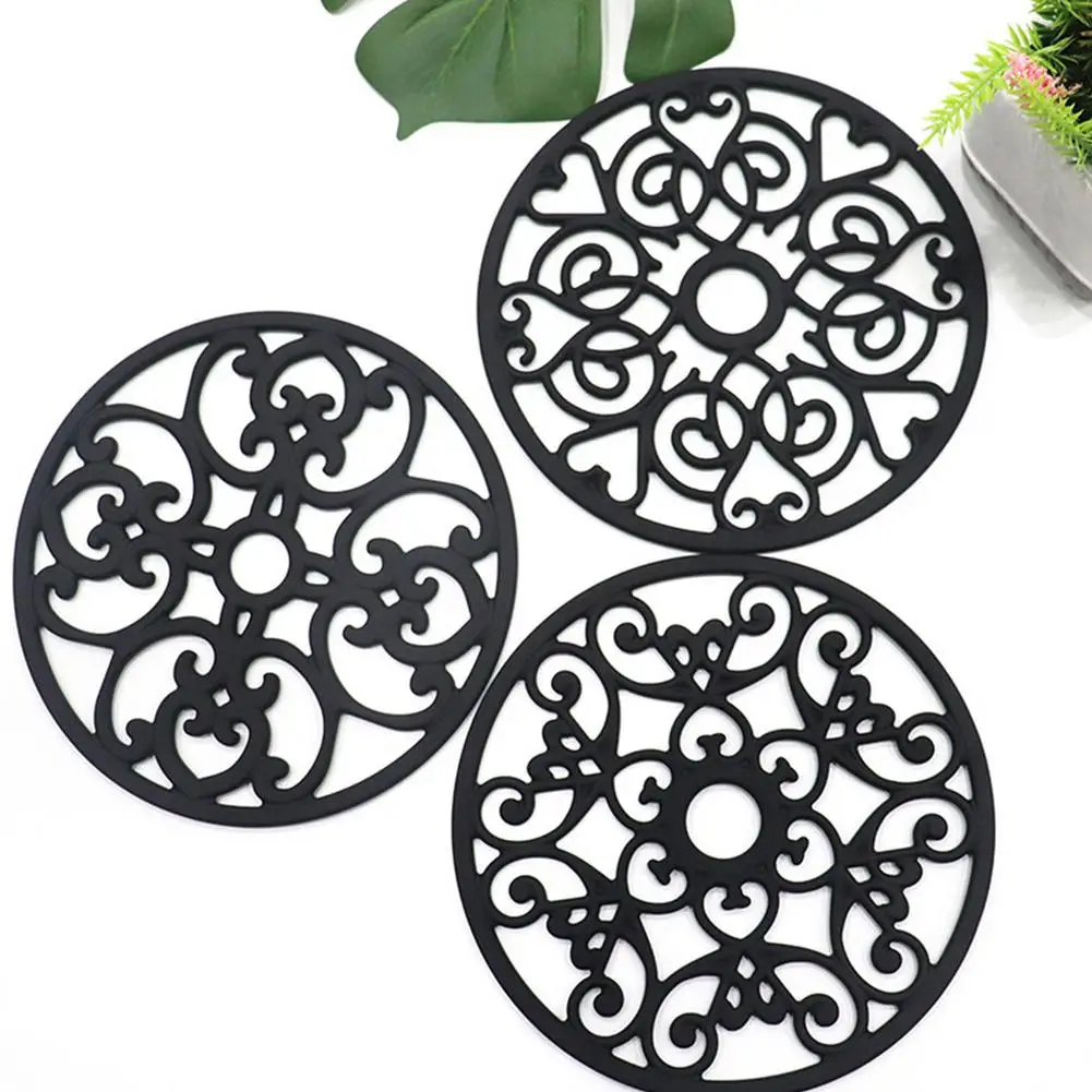 

3 шт., силиконовые подставки для чашек, с теплоизоляцией