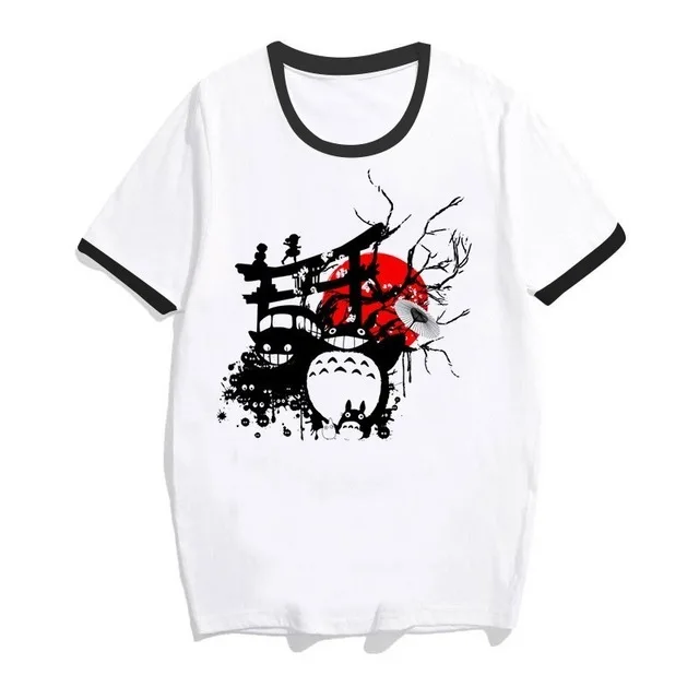 Totoro Spirit Out Футболка Женская Студия Ghibli femme японский аниме мультфильм футболка Miyazaki Hayao одежда женская kawaii