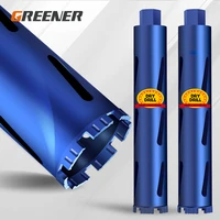greener 32 76mm dry drill bit diamond core drill bit fast m22 interface hole saw cutter air conditioner reinforced concrete