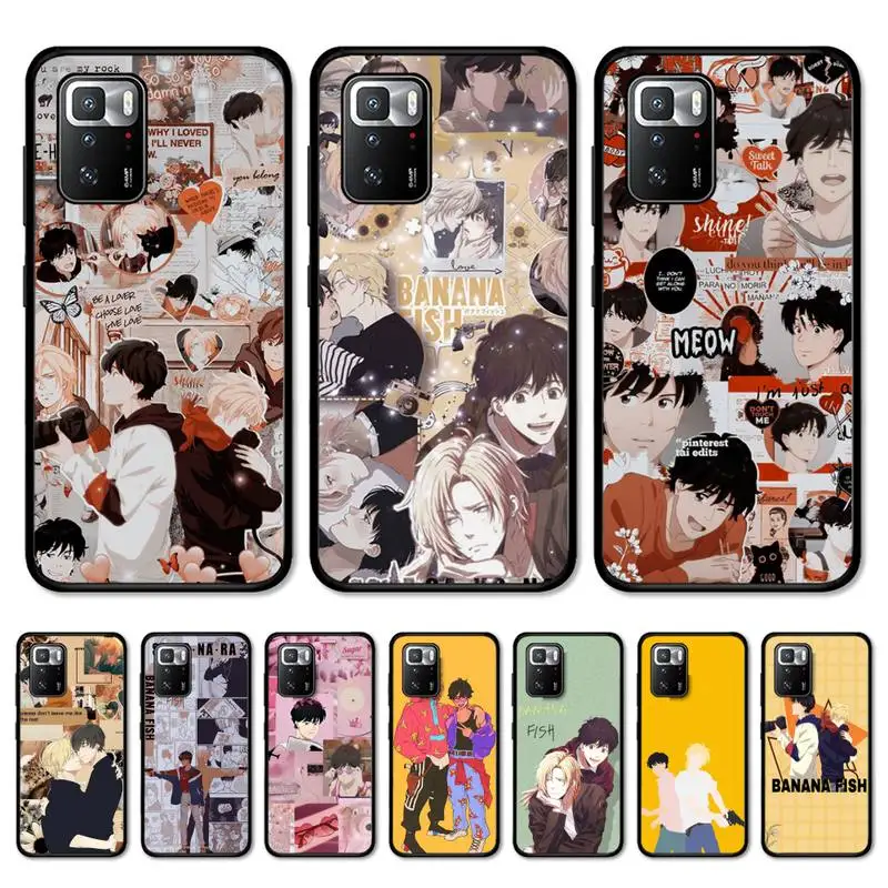 

Japan Anime Banana Fish Phone Case For Redmi Note 10 9 8 6 Pro 8T 5A 4X X 5 Plus 7 7A 9A K20 Cover