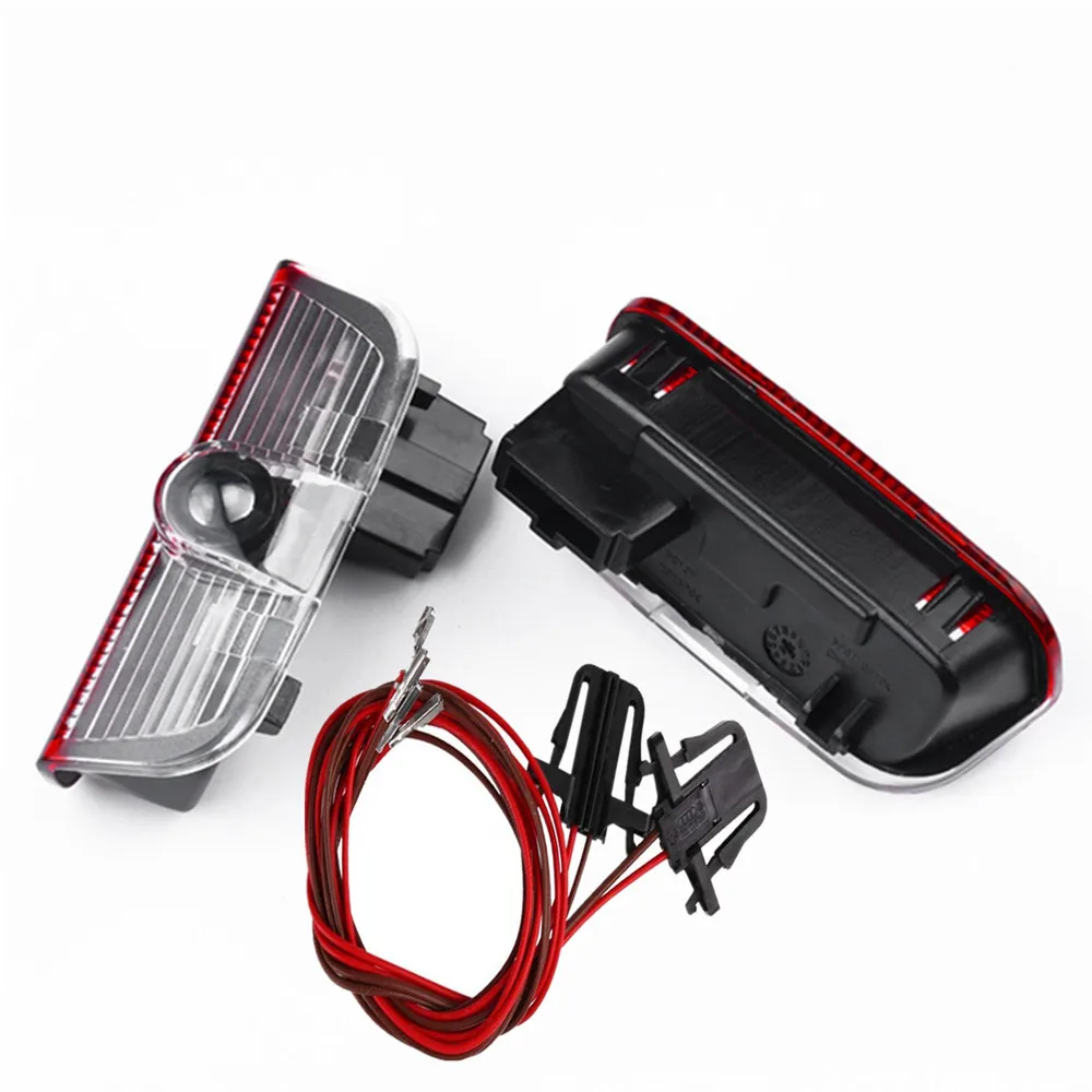 Светодиодные лампы для двери автомобиля проектор интерьера VW TOUAREG Golf 5 6 7 MK5 MK6 MK7