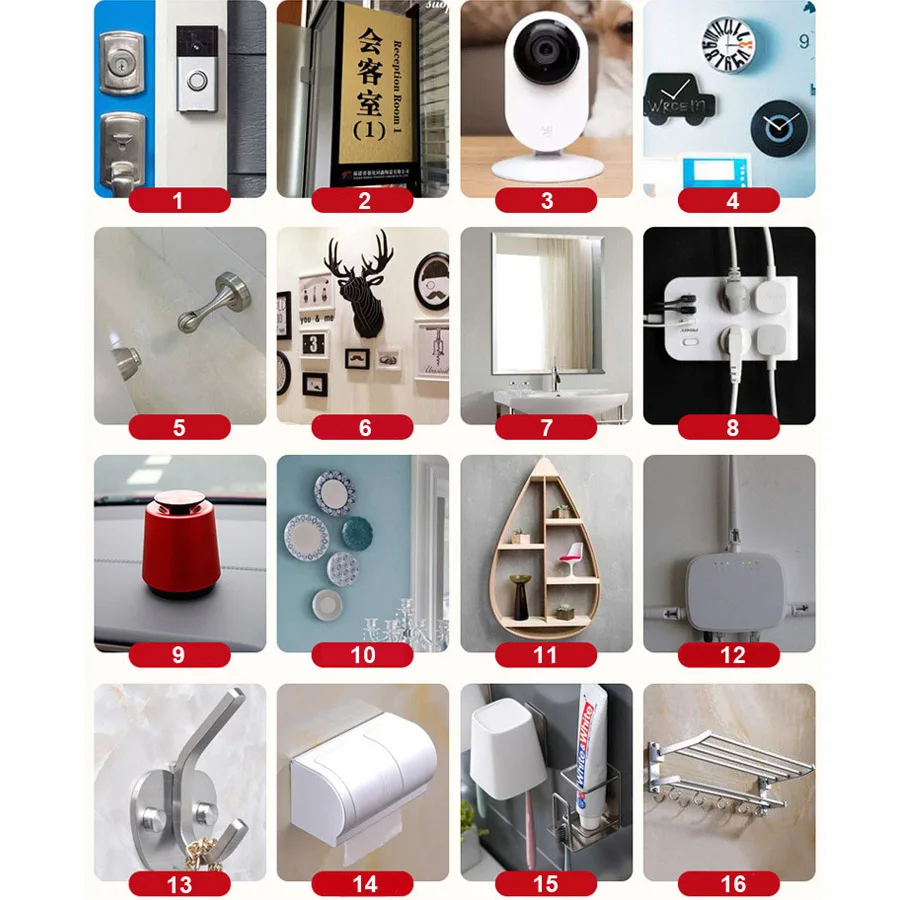 Прозрачный гелевый захват волшебная нано лента моющаяся двухсторонняя