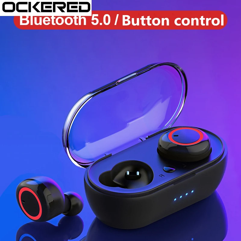 

TWS Wireless 5.0 Bluetooth Earphone HiFi Stereo Bluetooth Headset Gamer Sport Earphone With Charging Box